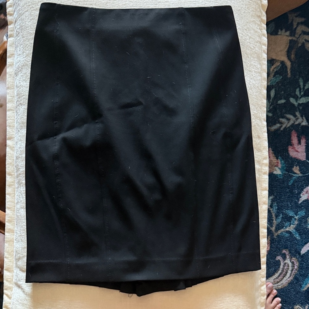 Classic Black Pencil Skirt - Women